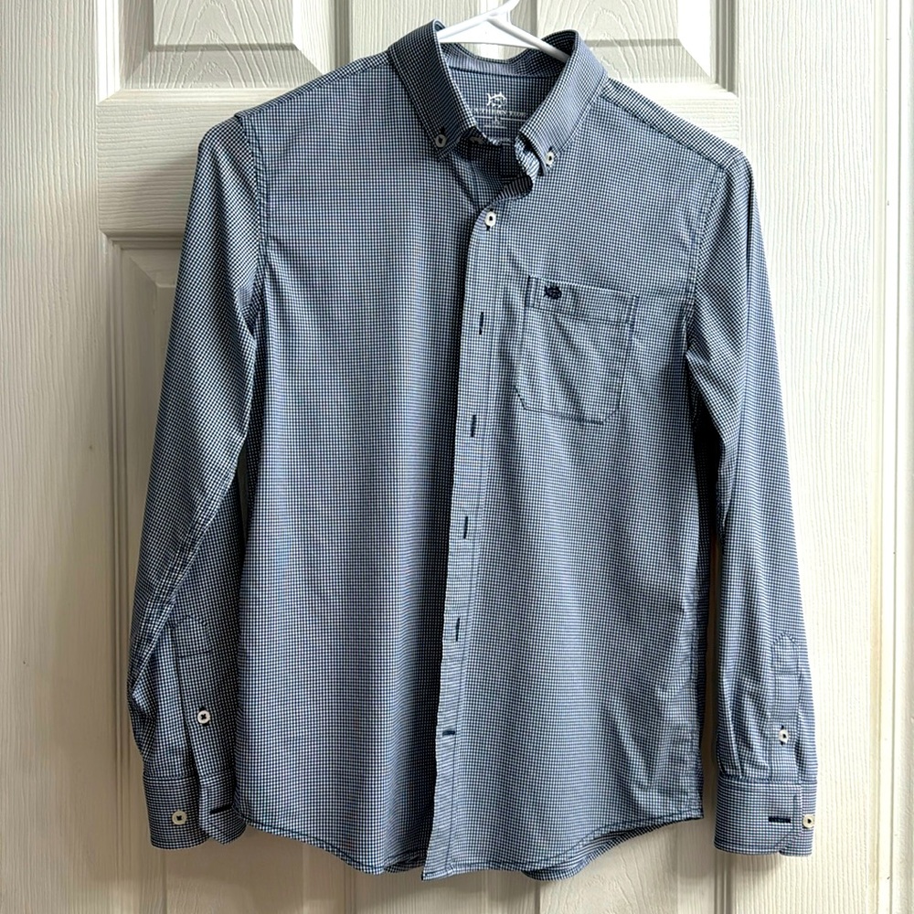 Southern Tide Boys Mini Gingham Intercoastal Button Down Shirt